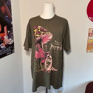 Urban Outfitters Melanie Martinez Portals Green and Pink Fairy Tee Shirt